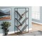 Monarch Specialties Bookshelf, Bookcase, Etagere, 3 Tier, 60"H, Office, Bedroom, Metal, Laminate, Grey, Black I 2200 - alternate 4